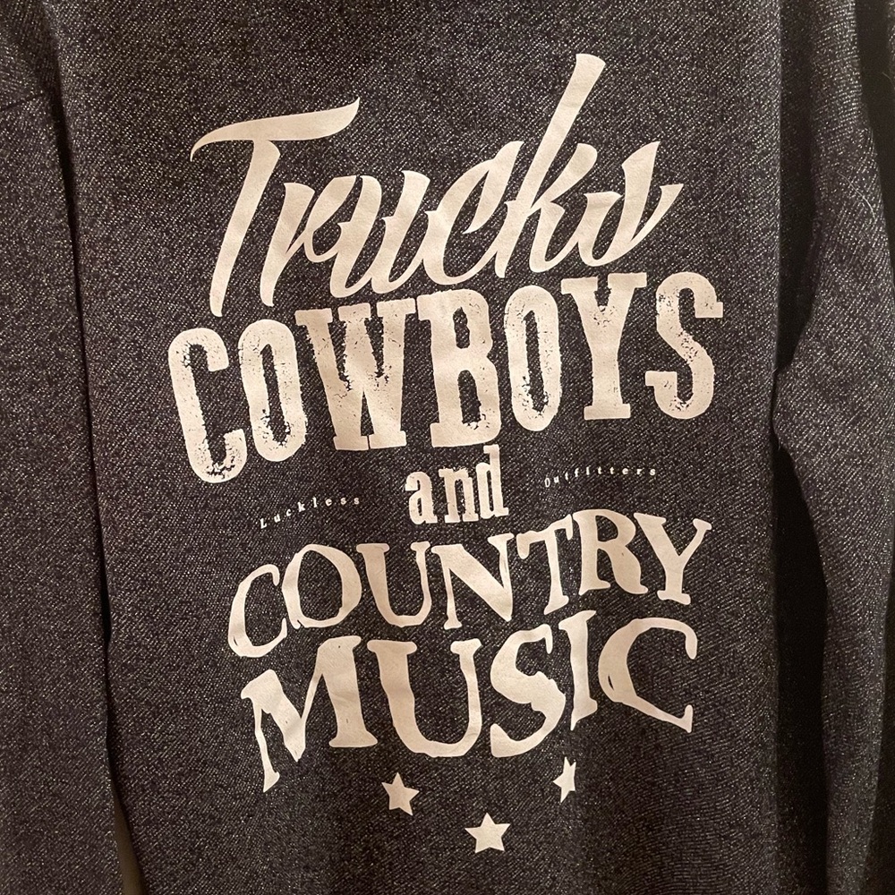 🤠 Luckless Country Girl • Hoodie | 2XL - Picture 5 of 7